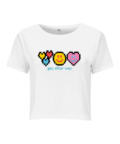 Pixel Love Cropped Tee