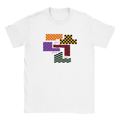 gayeitherway Camiseta con Tetris de cuello redondo