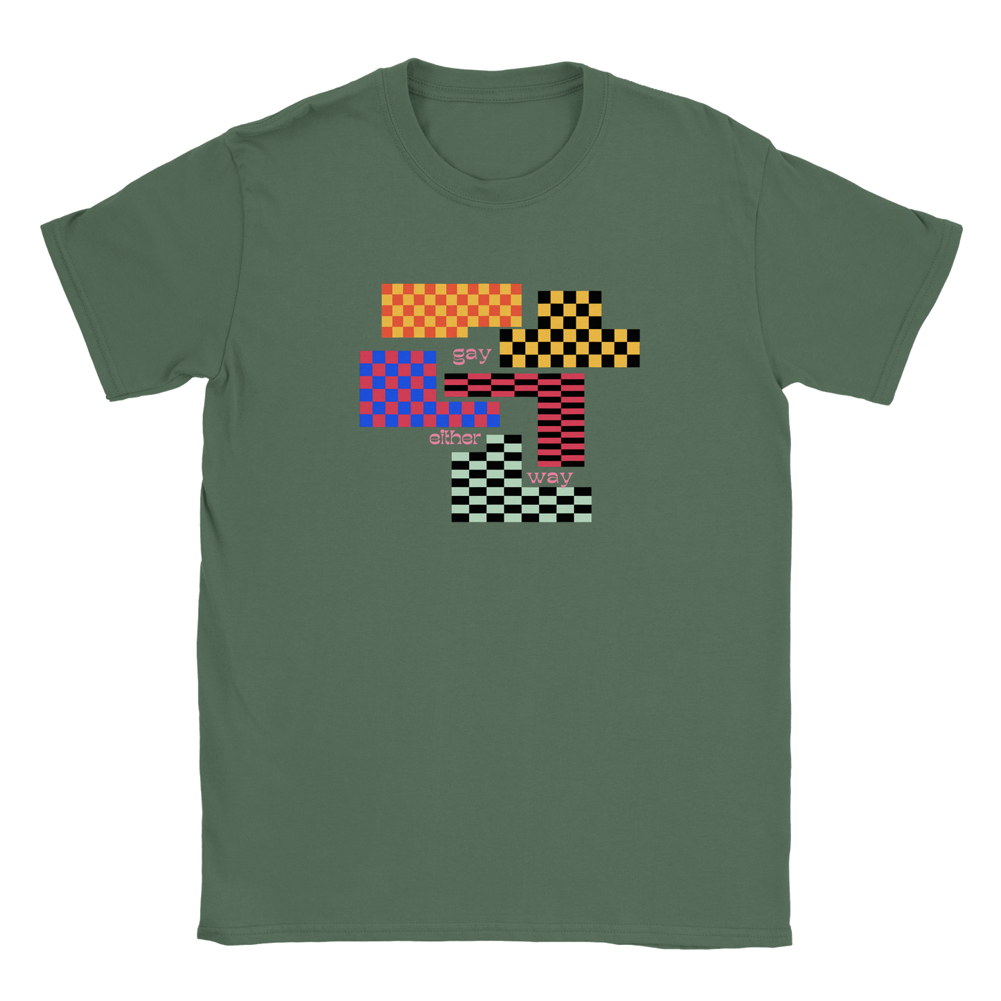 Front Tetris Crewneck T-Shirt