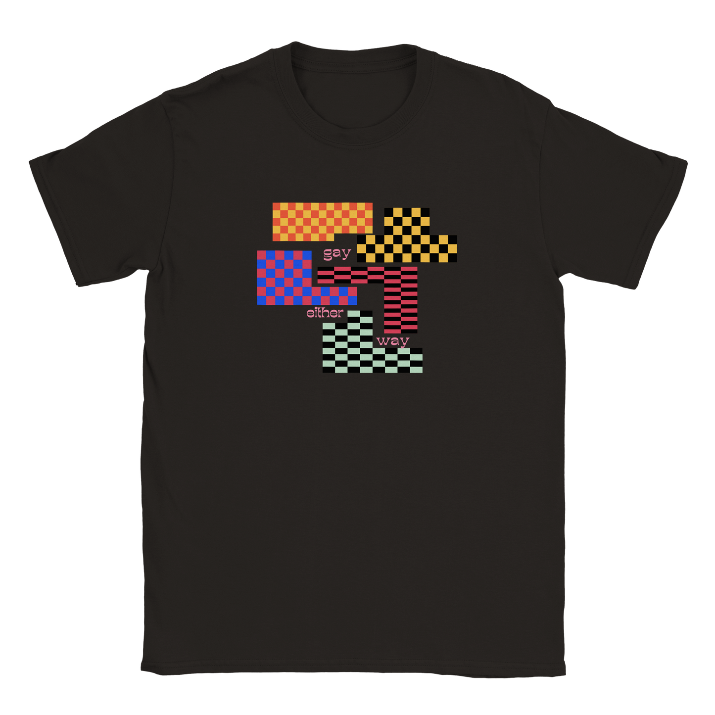 Front Tetris Crewneck T-Shirt