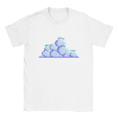 Pixel Clouds Crewneck T-Shirt