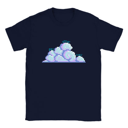 Pixel Clouds Crewneck T-Shirt