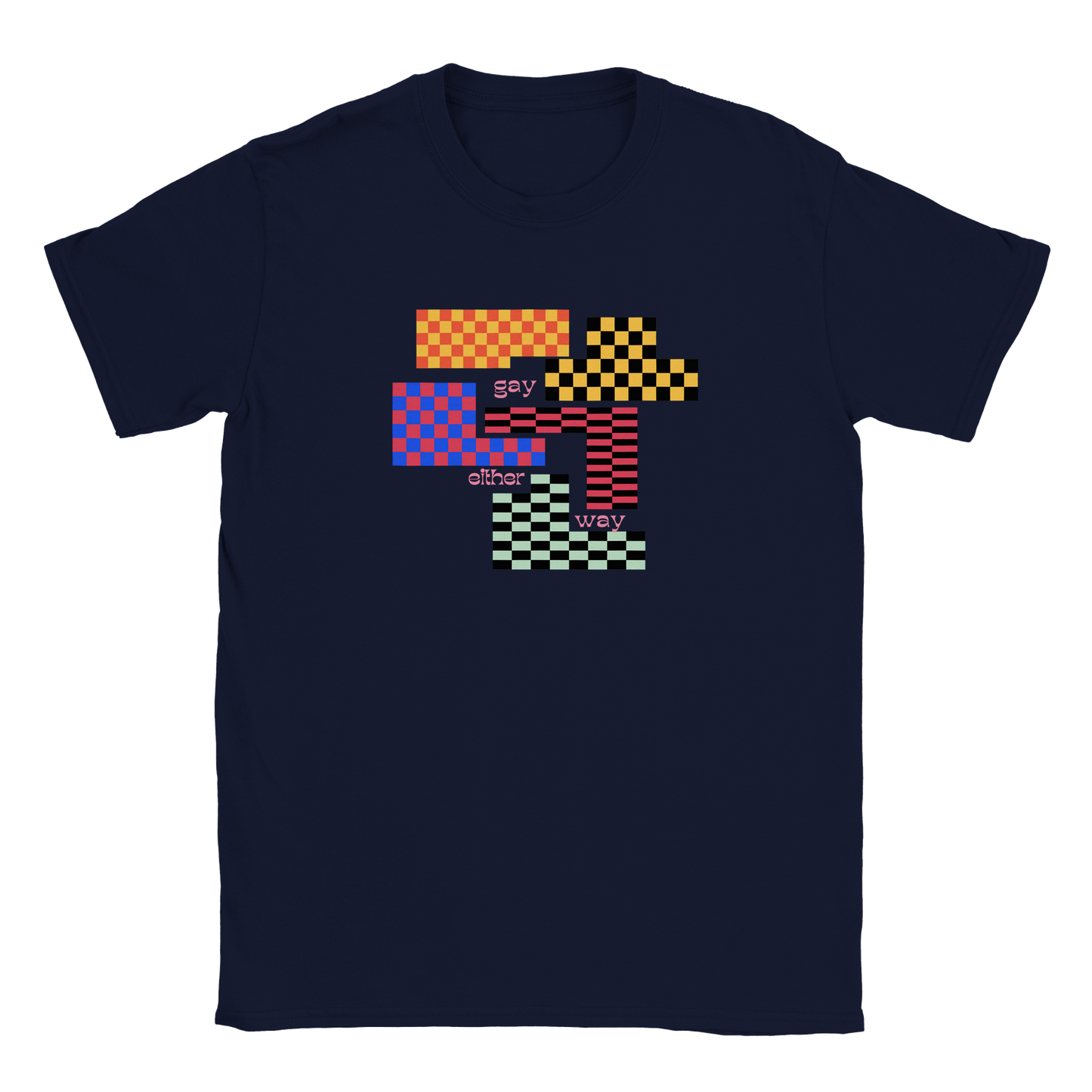 Front Tetris Crewneck T-Shirt