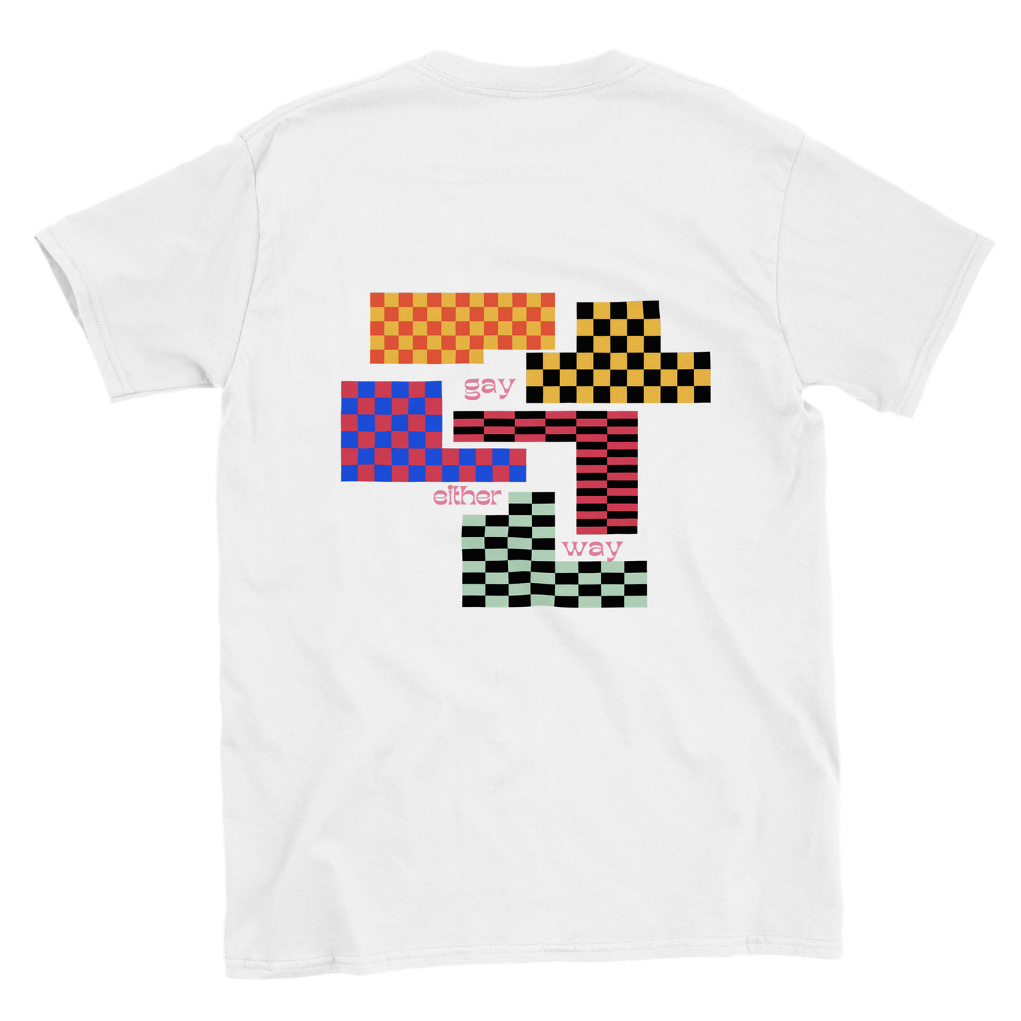 Tetris on the Back Crewneck T-Shirt