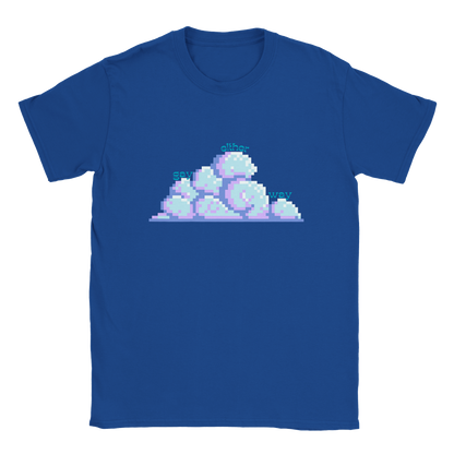 Pixel Clouds Crewneck T-Shirt