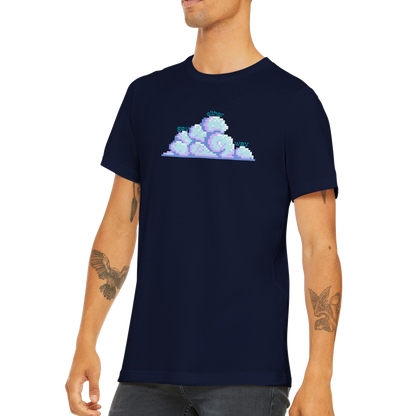 Pixel Clouds Crewneck T-Shirt