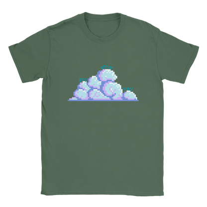 Pixel Clouds Crewneck T-Shirt