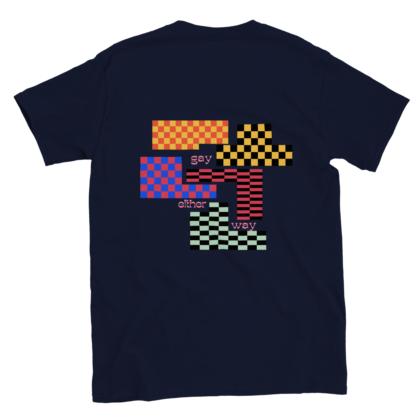 Tetris on the Back Crewneck T-Shirt