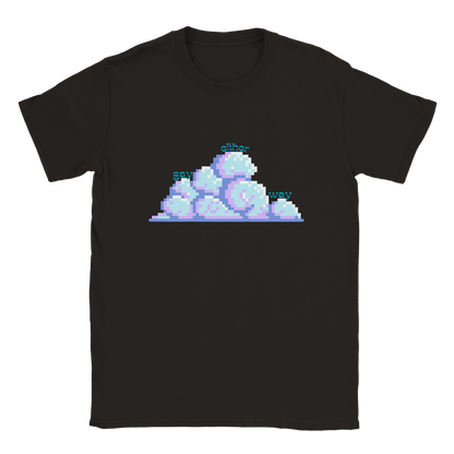 Pixel Clouds Crewneck T-Shirt